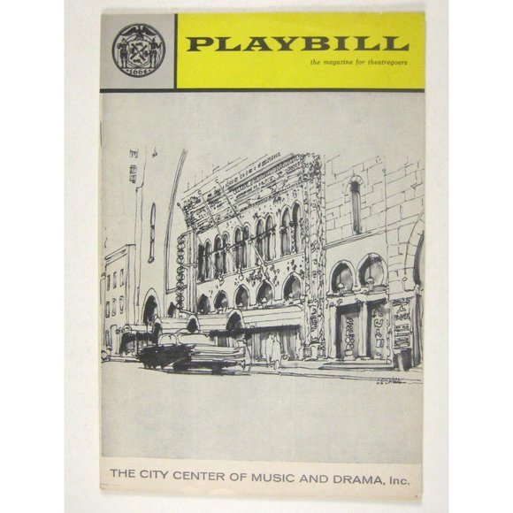 Bert Parks The Music Man Playbill June 1965 Gaylea Byrne Buffalo Bills Boulton - Picture 2 of 8